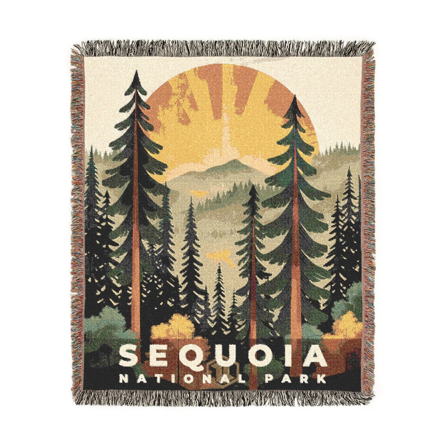 Sequoia National Park Woven Blanket | S20