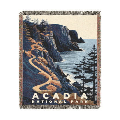 Acadia National Park Woven Blanket | S19