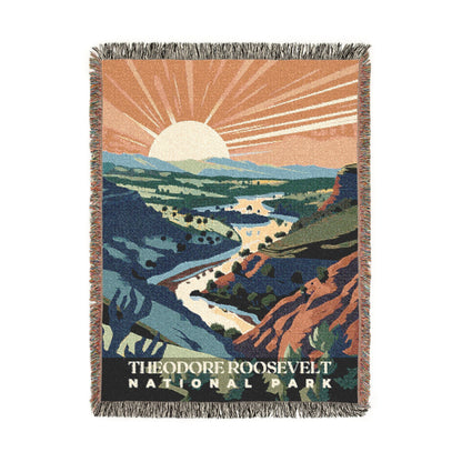 Theodore Roosevelt National Park Woven Blanket | S01