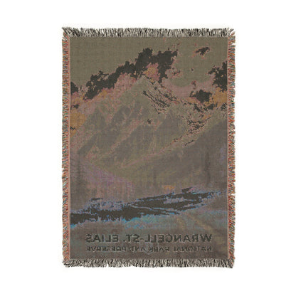 Wrangell-St. Elias National Park Woven Blanket | S13