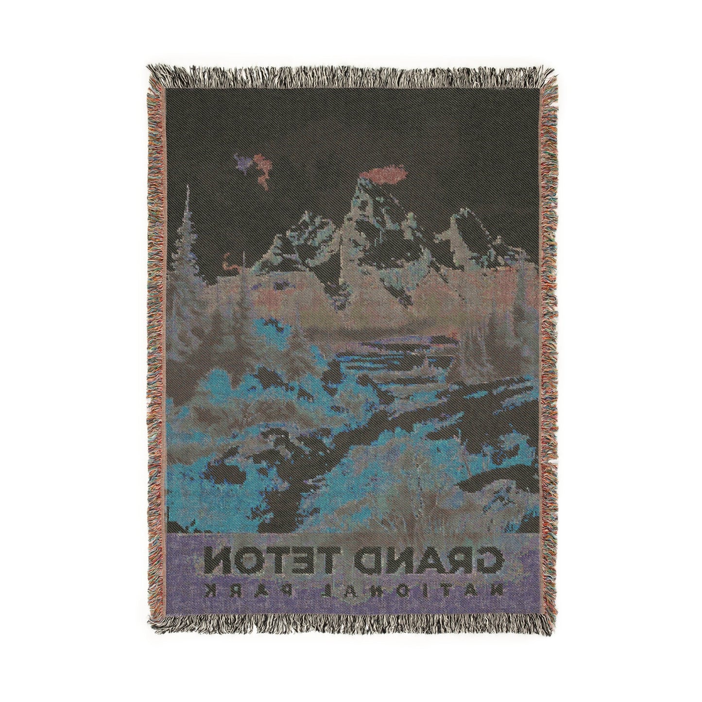 Grand Teton National Park Woven Blanket | S08