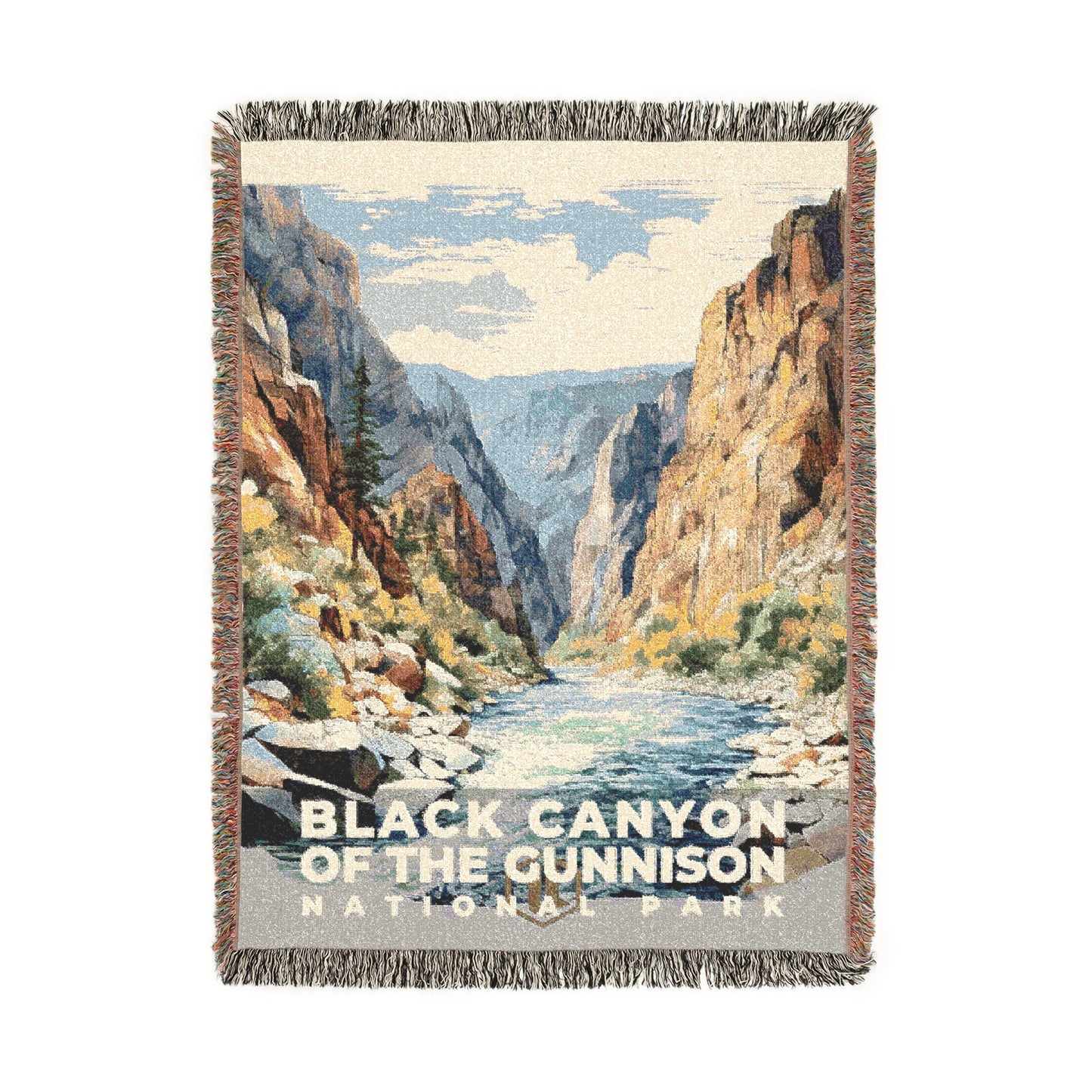 Black Canyon of the Gunnison National Park Woven Blanket | S08