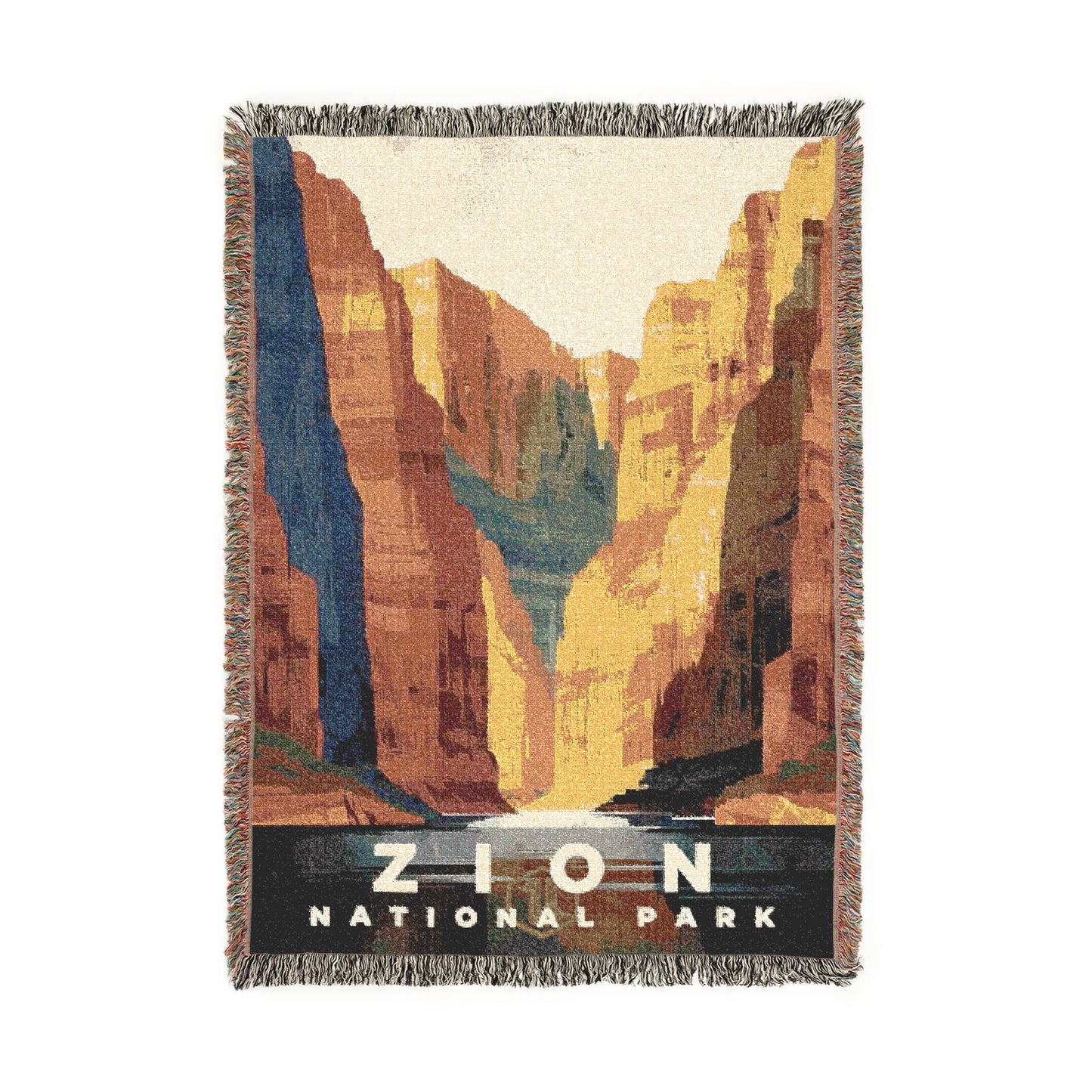 Zion National Park Woven Blanket | S20