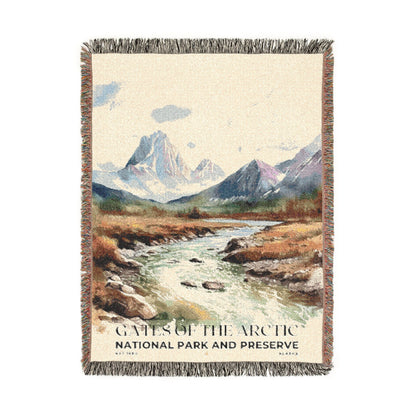 Gates of the Arctic National Park Woven Blanket | S04