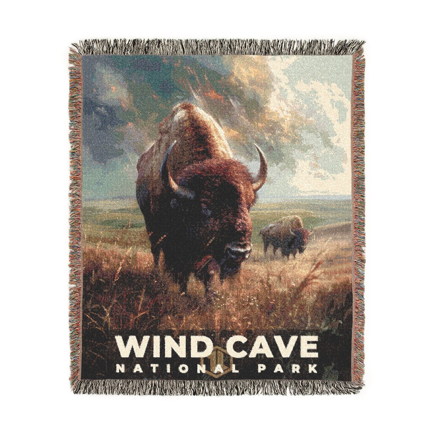 Wind Cave National Park Woven Blanket | S12
