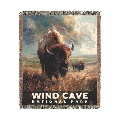 Wind Cave National Park Woven Blanket | S12