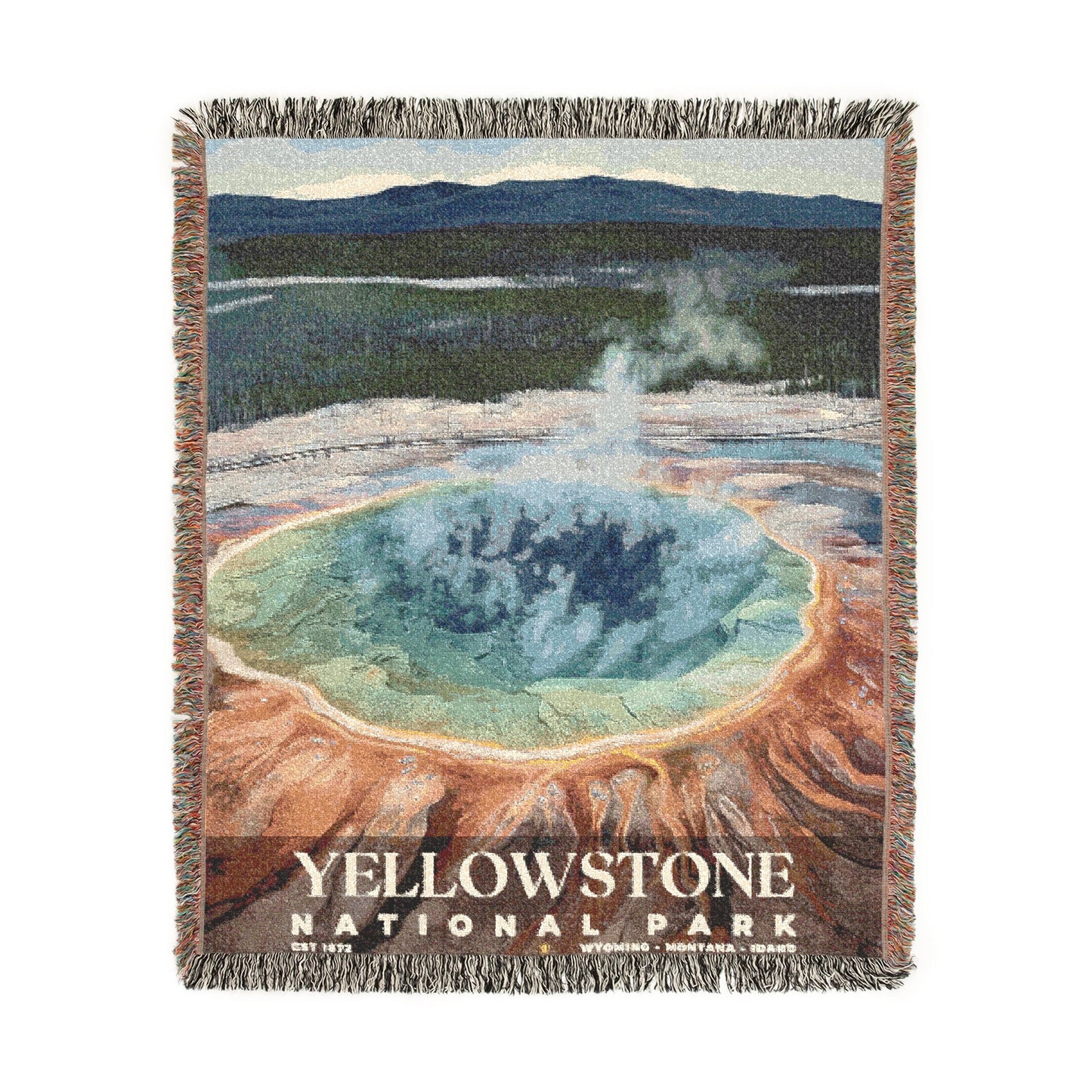Yellowstone National Park Woven Blanket | S02