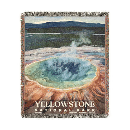 Yellowstone National Park Woven Blanket | S02