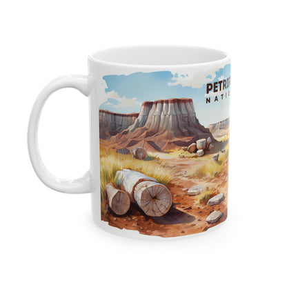 Petrified Forest National Park Mug | White Ceramic Mug (11oz, 15oz)