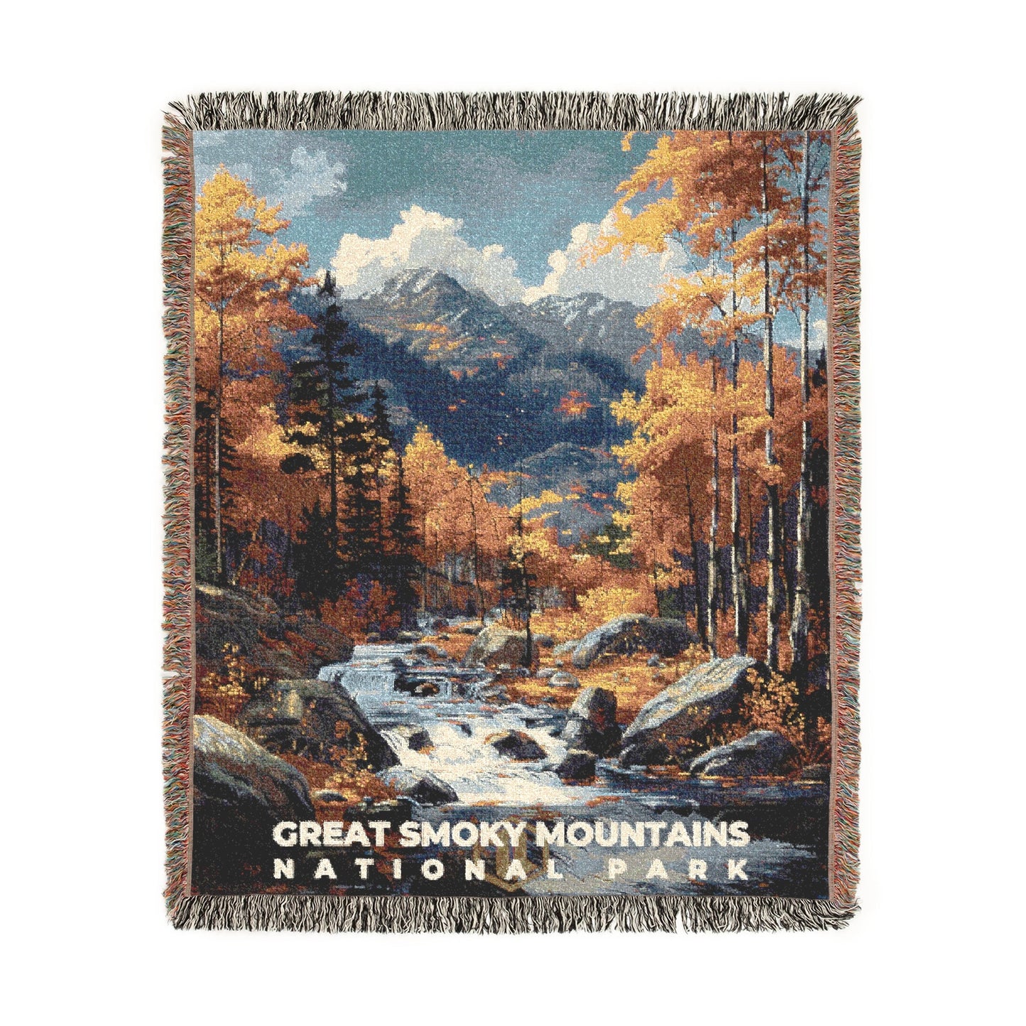 Great Smoky Mountains National Park Woven Blanket | S18
