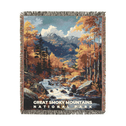 Great Smoky Mountains National Park Woven Blanket | S18