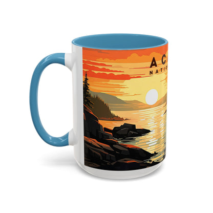 Acadia National Park Mug | Accent Coffee Mug (11, 15oz)