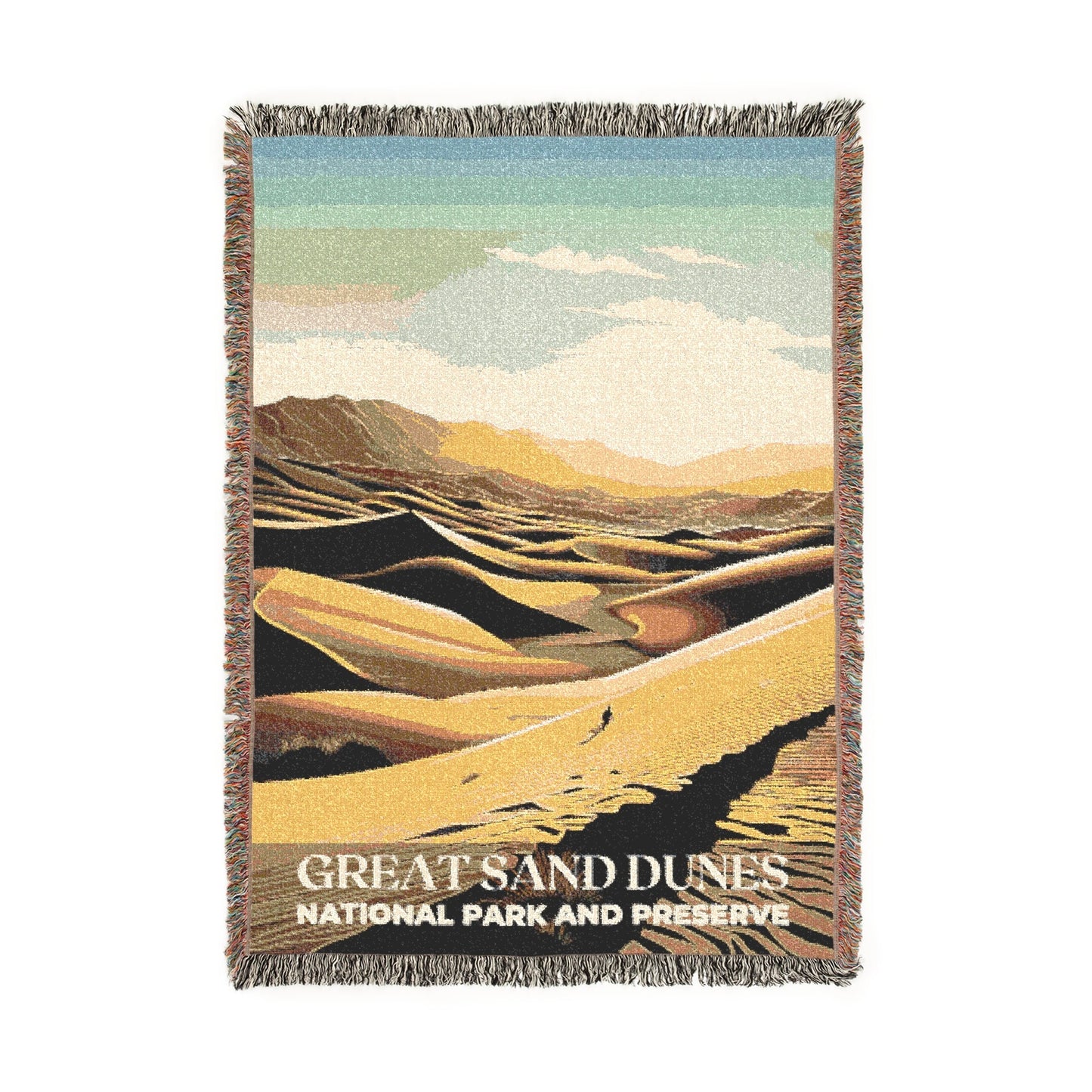 Great Sand Dunes National Park Woven Blanket | S01