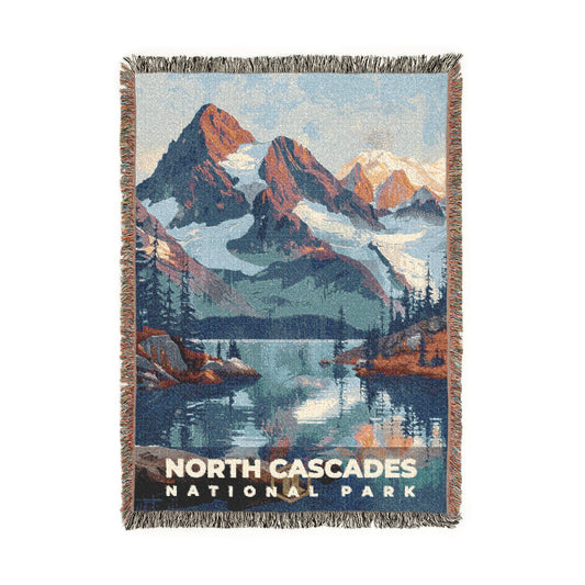 North Cascades National Park Woven Blanket | S11