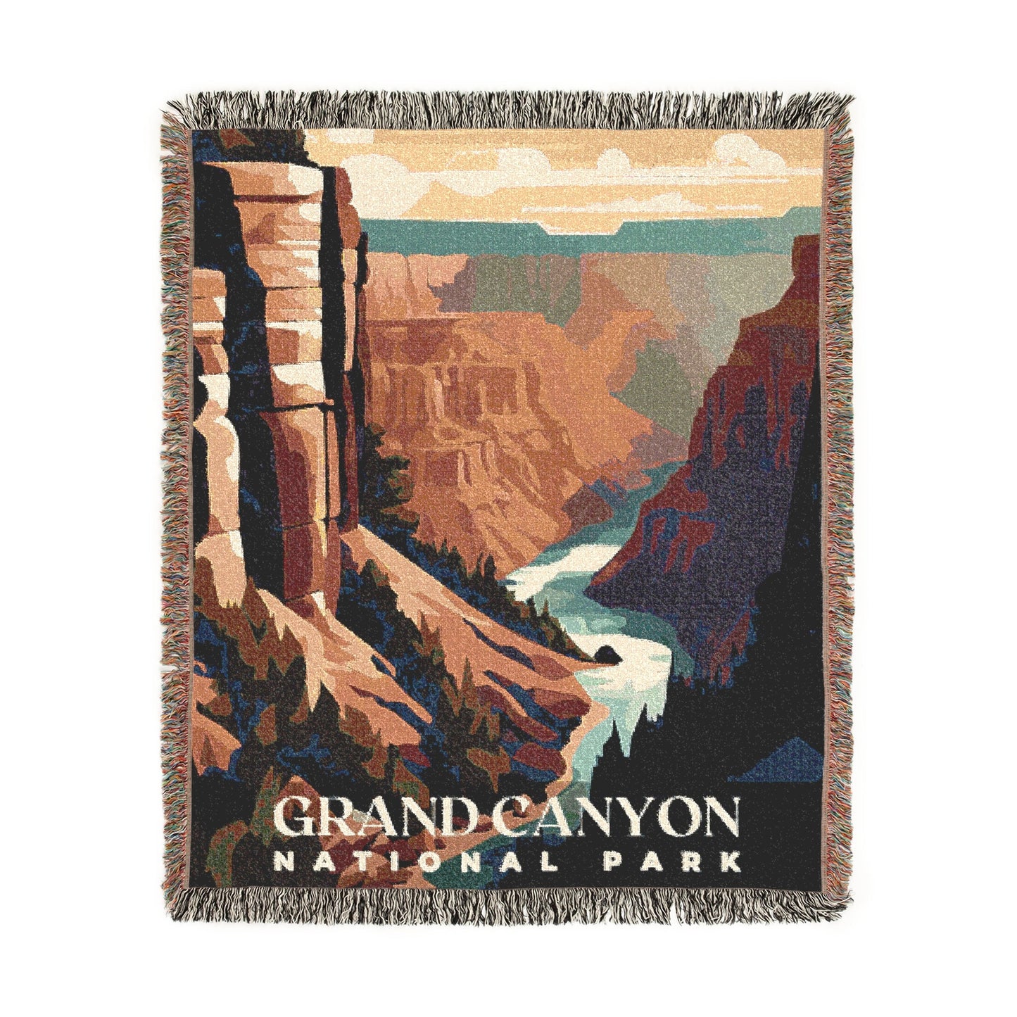 Grand Canyon National Park Woven Blanket | S01
