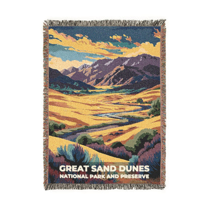 Great Sand Dunes National Park Woven Blanket | S11
