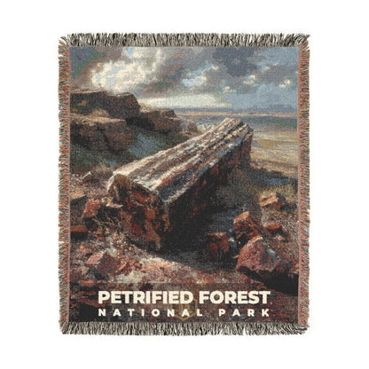 Petrified Forest National Park Woven Blanket | S12