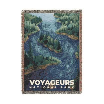 Voyageurs National Park Woven Blanket | S20