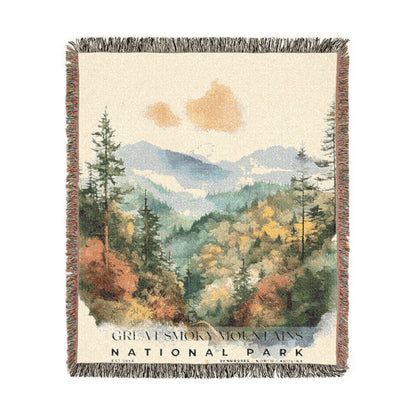 Great Smoky Mountains National Park Woven Blanket | S04