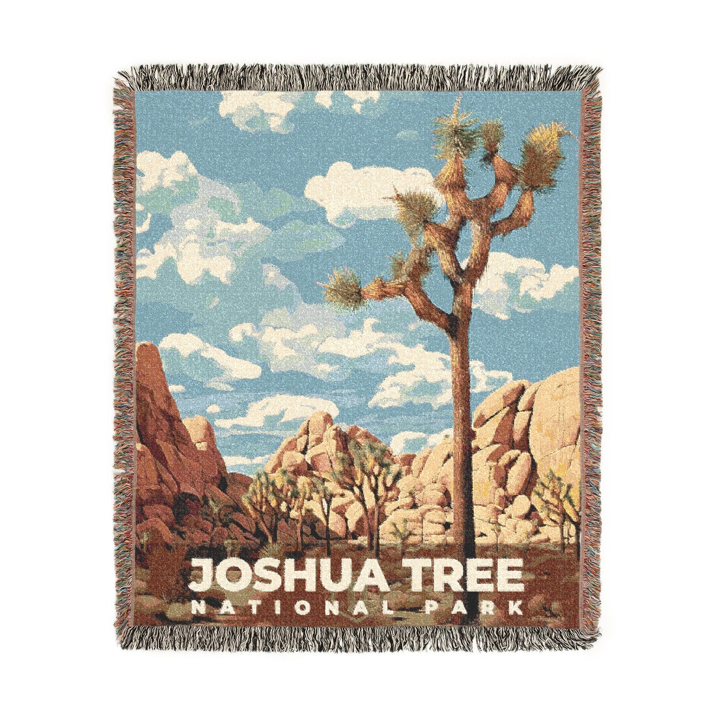 Joshua Tree National Park Woven Blanket | S06