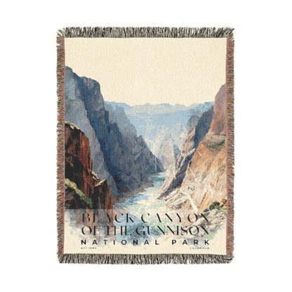 Black Canyon of the Gunnison National Park Woven Blanket | S04