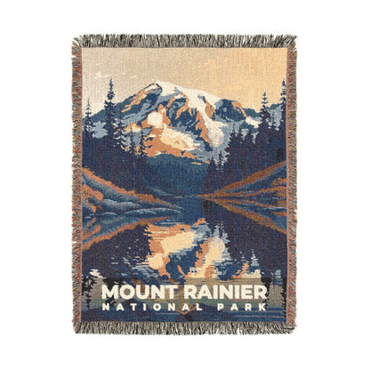 Mount Rainier National Park Woven Blanket | S19