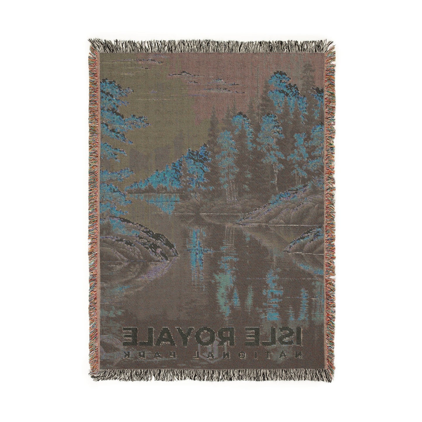 Isle Royale National Park Woven Blanket | S19
