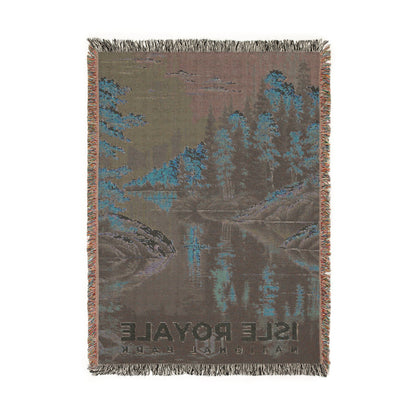Isle Royale National Park Woven Blanket | S19