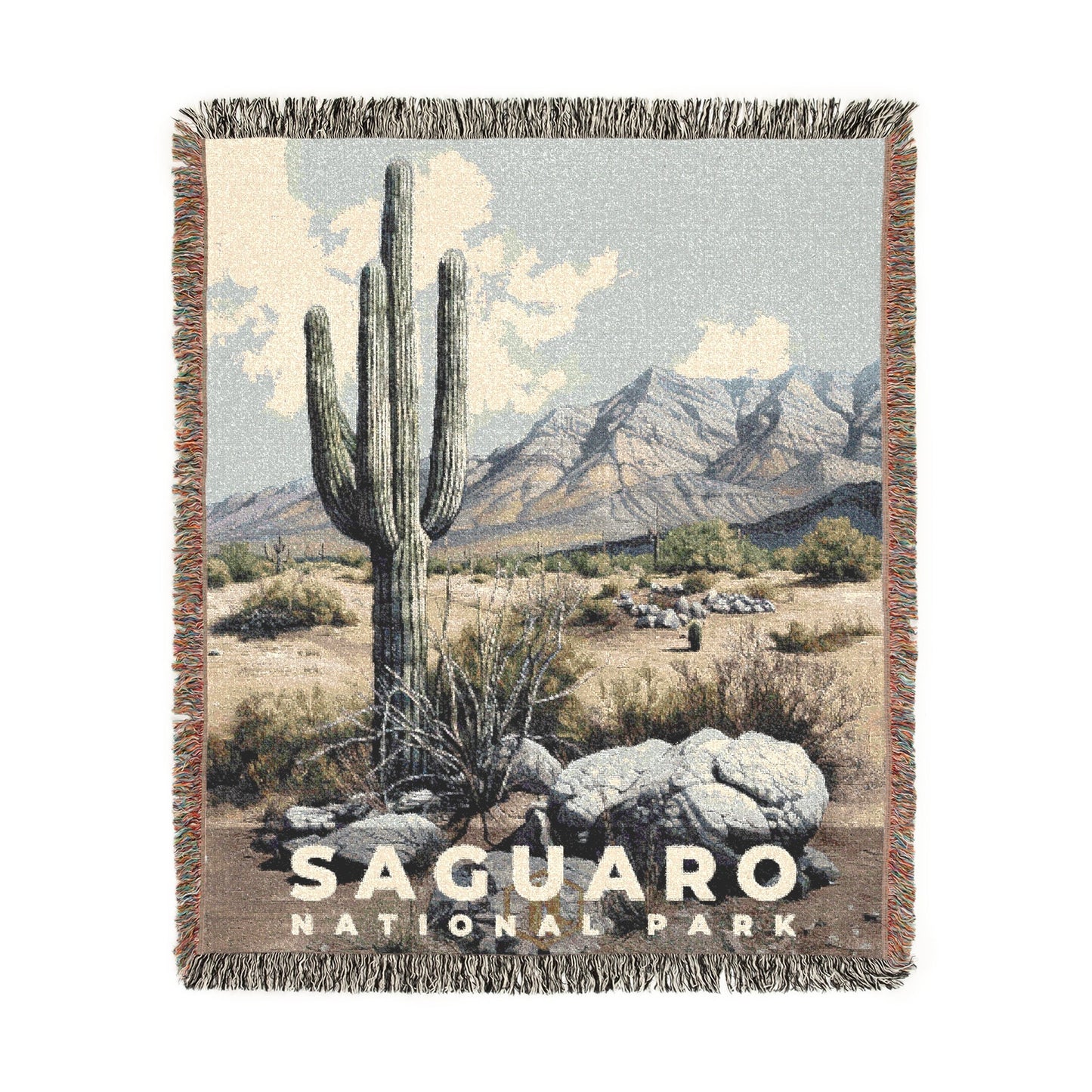 Saguaro National Park Woven Blanket | S17