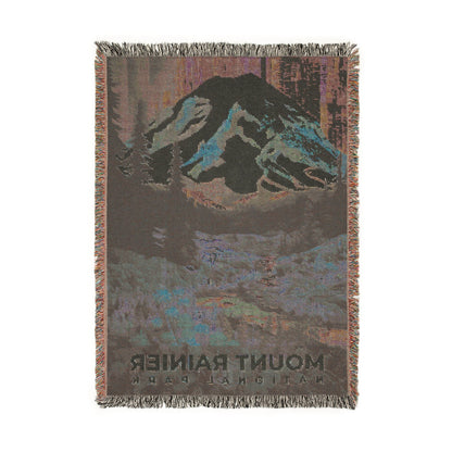Mount Rainier National Park Woven Blanket | S09