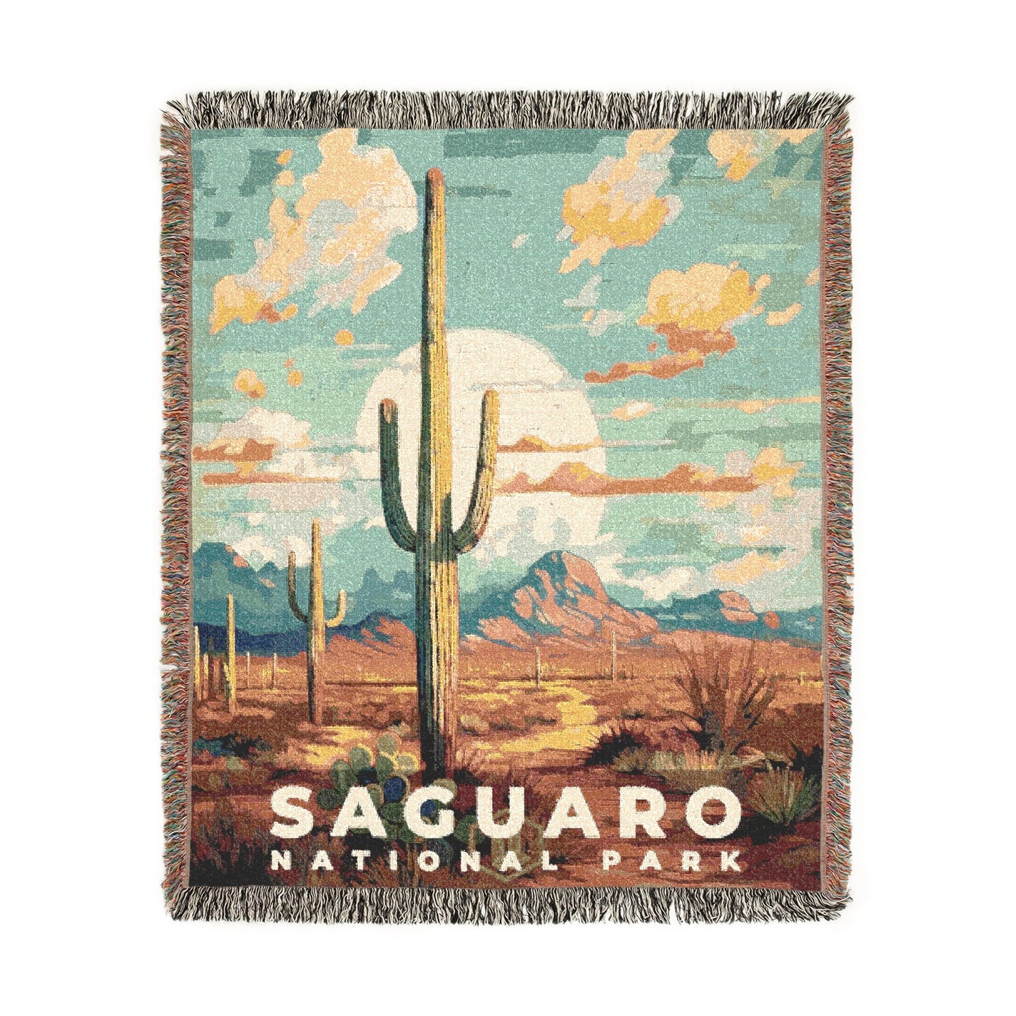 Saguaro National Park Woven Blanket | S06