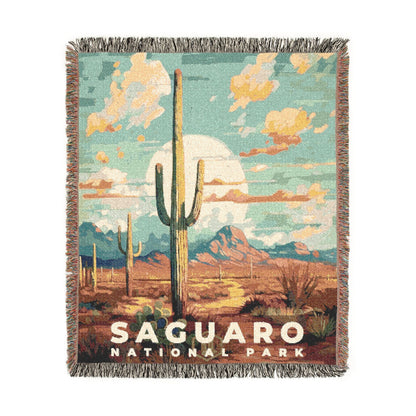 Saguaro National Park Woven Blanket | S06