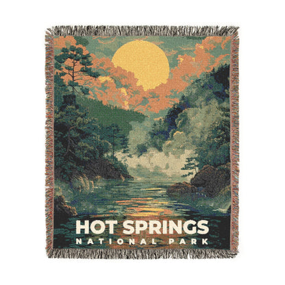 Hot Springs National Park Woven Blanket | S11