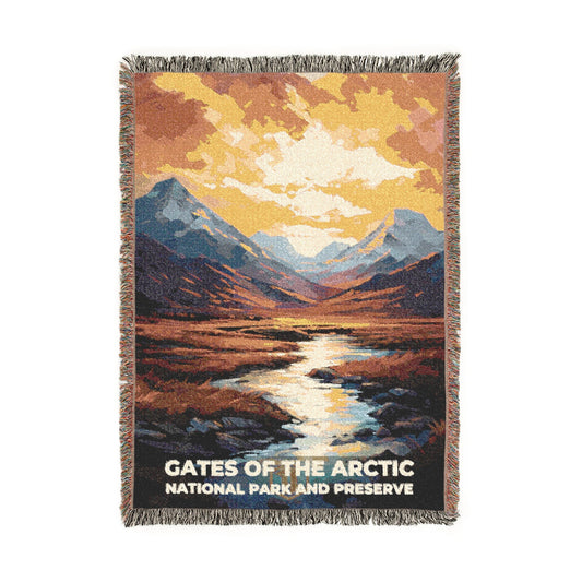 Gates of the Arctic National Park Woven Blanket | S06