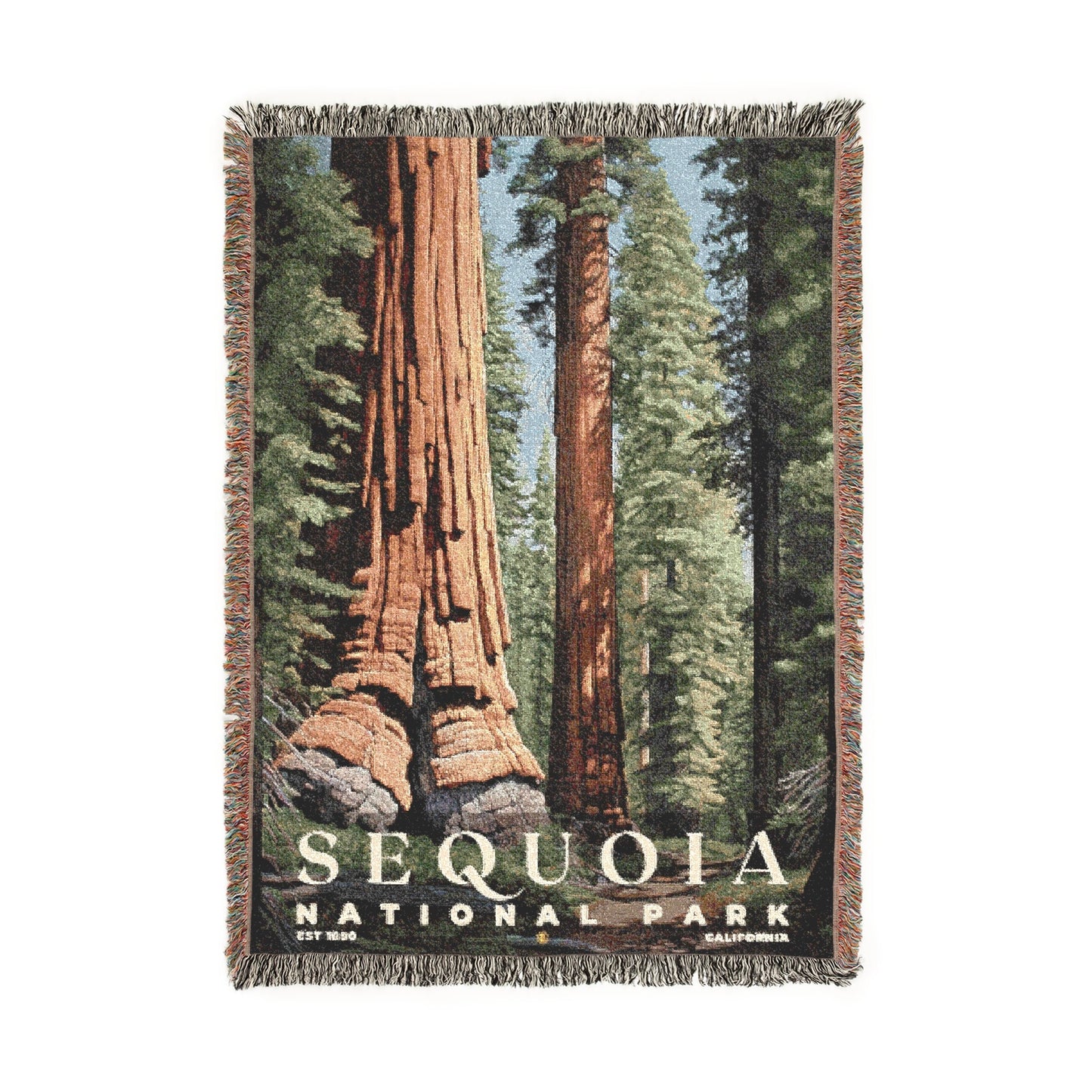Sequoia National Park Woven Blanket | S02