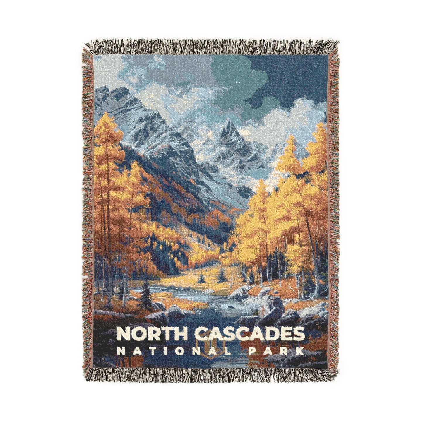 North Cascades National Park Woven Blanket | S14