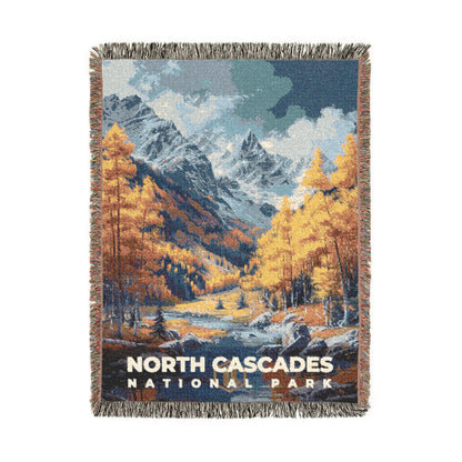 North Cascades National Park Woven Blanket | S14