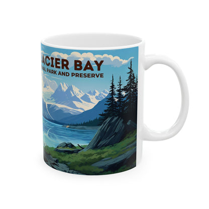 Glacier Bay National Park Mug | White Ceramic Mug (11oz, 15oz)