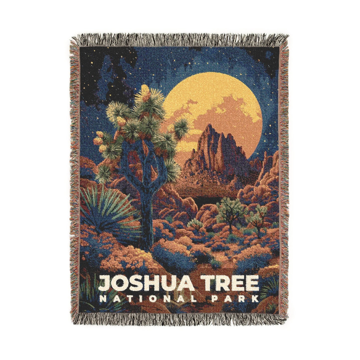 Joshua Tree National Park Woven Blanket | S11