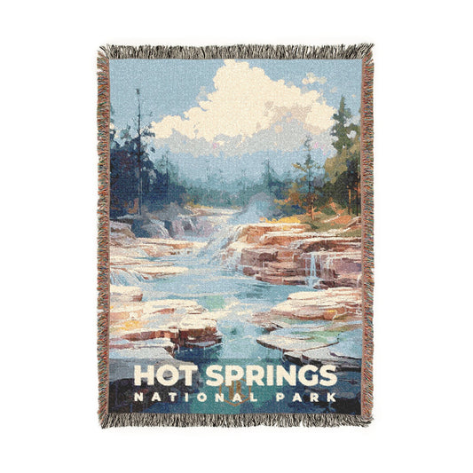 Hot Springs National Park Woven Blanket | S06