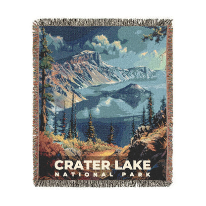 Crater Lake National Park Woven Blanket | S16
