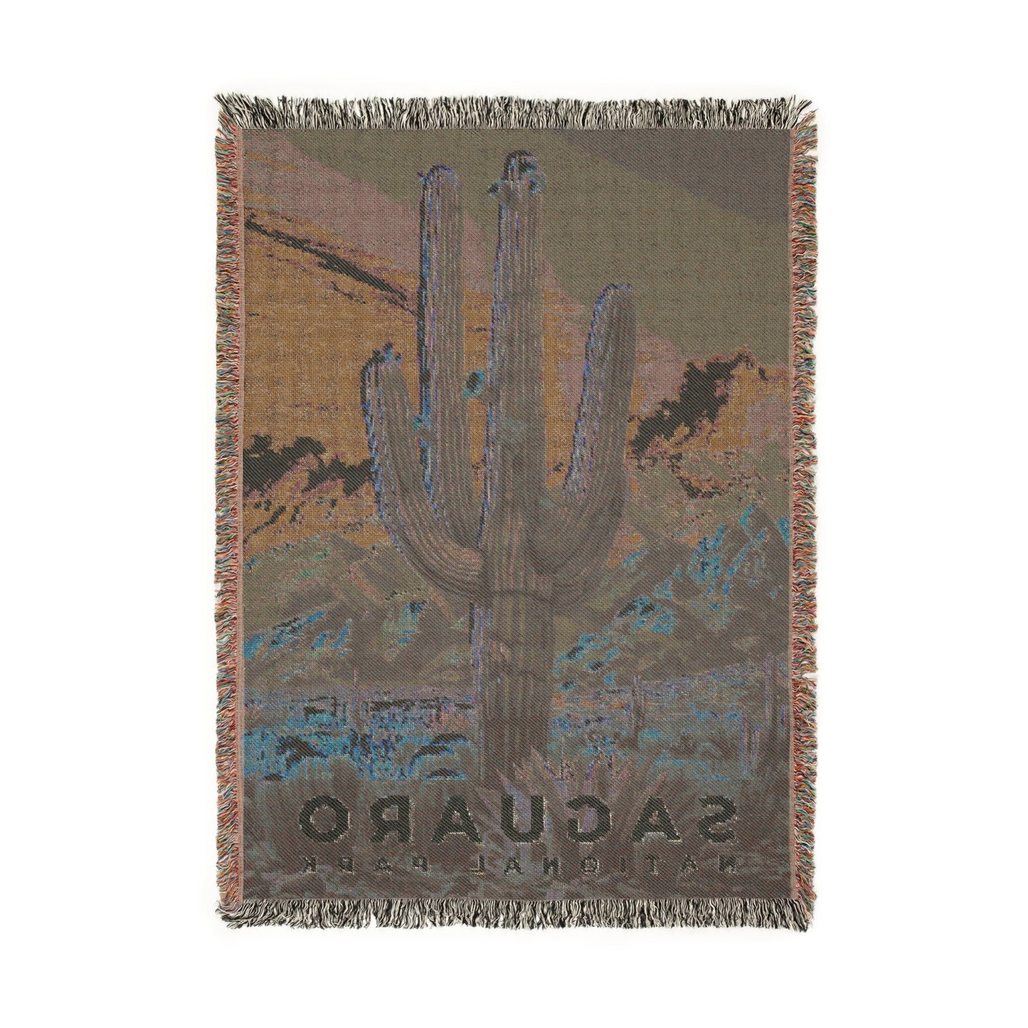 Saguaro National Park Woven Blanket | S16
