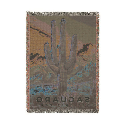 Saguaro National Park Woven Blanket | S16