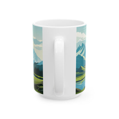 Gates of the Arctic National Park Mug | White Ceramic Mug (11oz, 15oz)