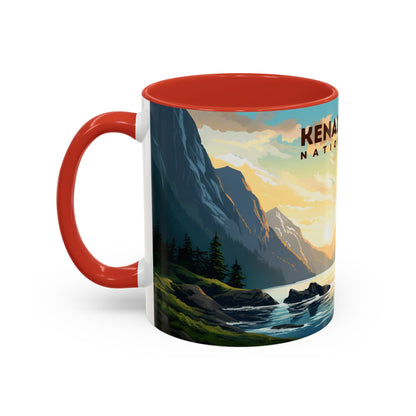 Kenai Fjords National Park Mug | Accent Coffee Mug (11, 15oz)