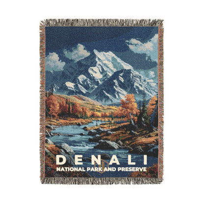 Denali National Park Woven Blanket | S16