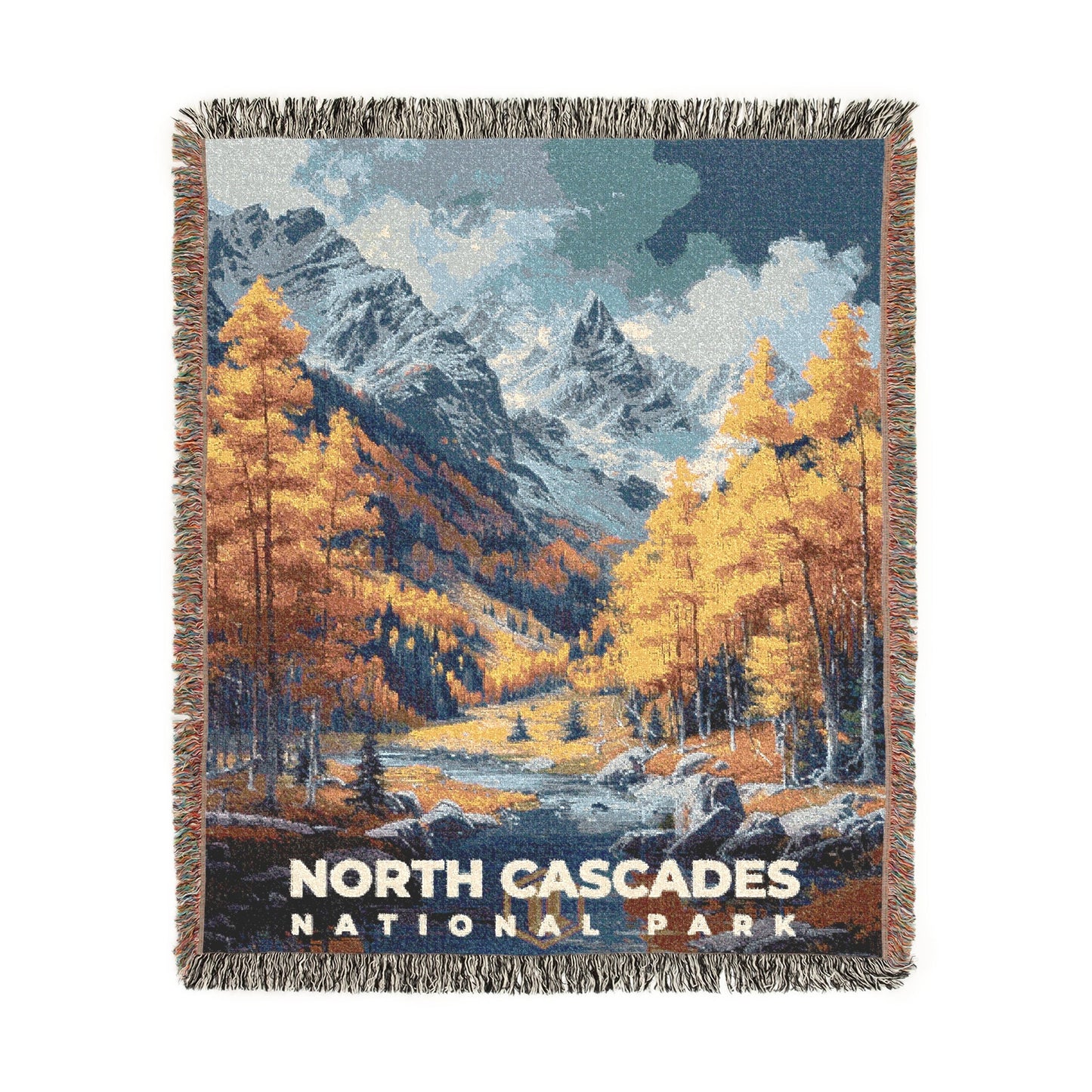 North Cascades National Park Woven Blanket | S14