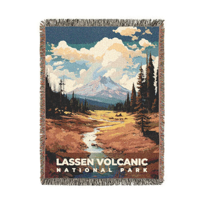 Lassen Volcanic National Park Woven Blanket | S06