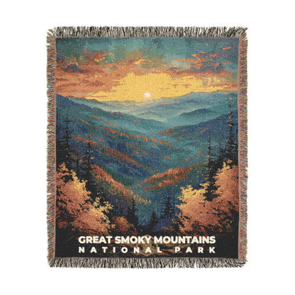 Great Smoky Mountains National Park Woven Blanket | S14
