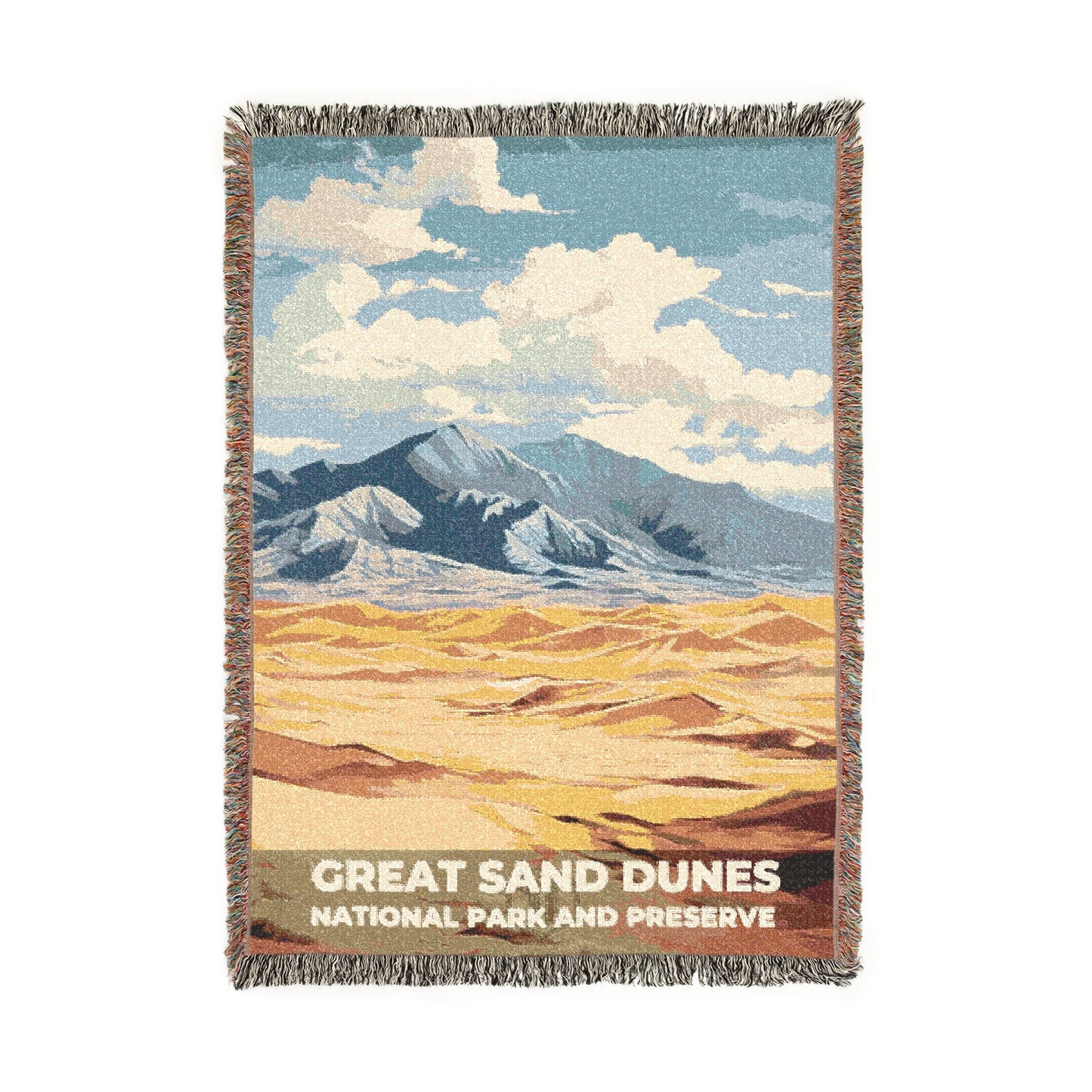 Great Sand Dunes National Park Woven Blanket | S06